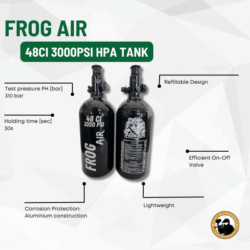 frog air 48ci 3000psi hpa tank
