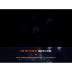 fenix pd40r v3.0 rechargeable flashlight