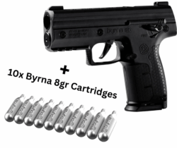 byrna sd basic kit 0.68 caliber black + gas