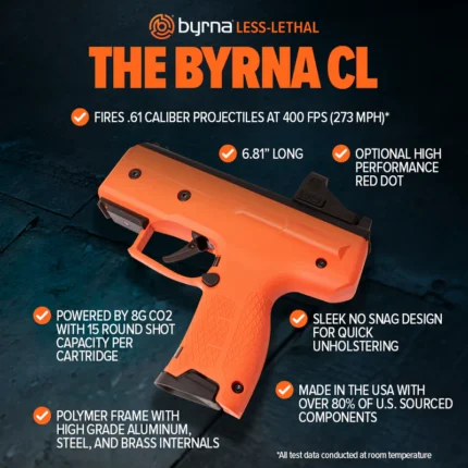 byrna cl basic kit 0.61 caliber black
