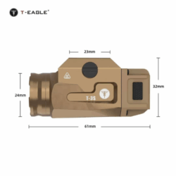t-eagle optics t‑3s hunting mini compact tactical light