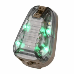 t-eagle optics helmet flashlight signal green, light blue or red ir strobe lamp survival helmet light tactical equipment