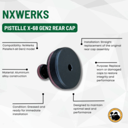 nxwerks pistelle x-68 gen2 rear cap