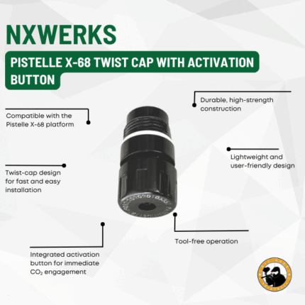 nxwerks pistelle x-68 twist cap with activation button