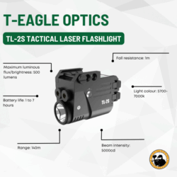 t-eagle optics tl-2s tactical laser flashlight