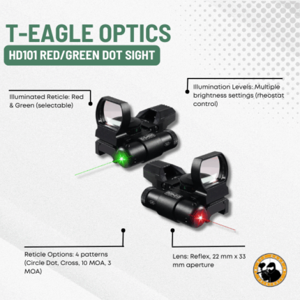 t-eagle optics hd101 red/green dot sight