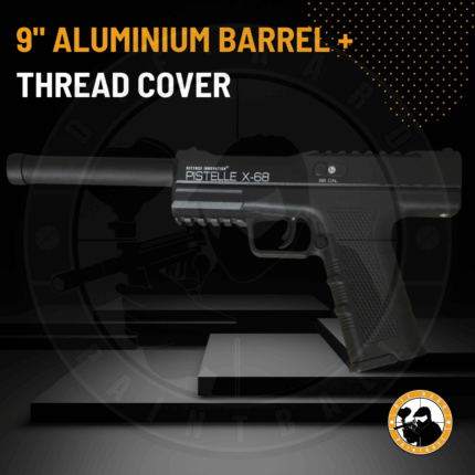 aluminium max power 50+ joules pistelle x-68 barrel (9" + muzzle cover)