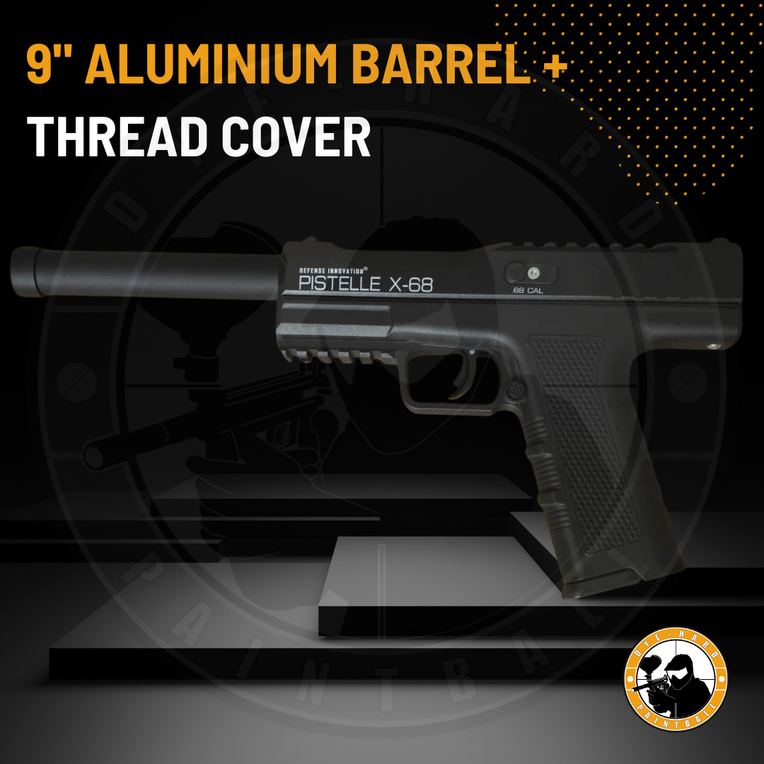 aluminium max power 50+ joules pistelle x-68 barrel (9" + muzzle cover) aluminium max power 50+ joules pistelle x-68 barrel (9" + muzzle cover)