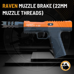 raven muzzle brake (22mm muzzle threads)