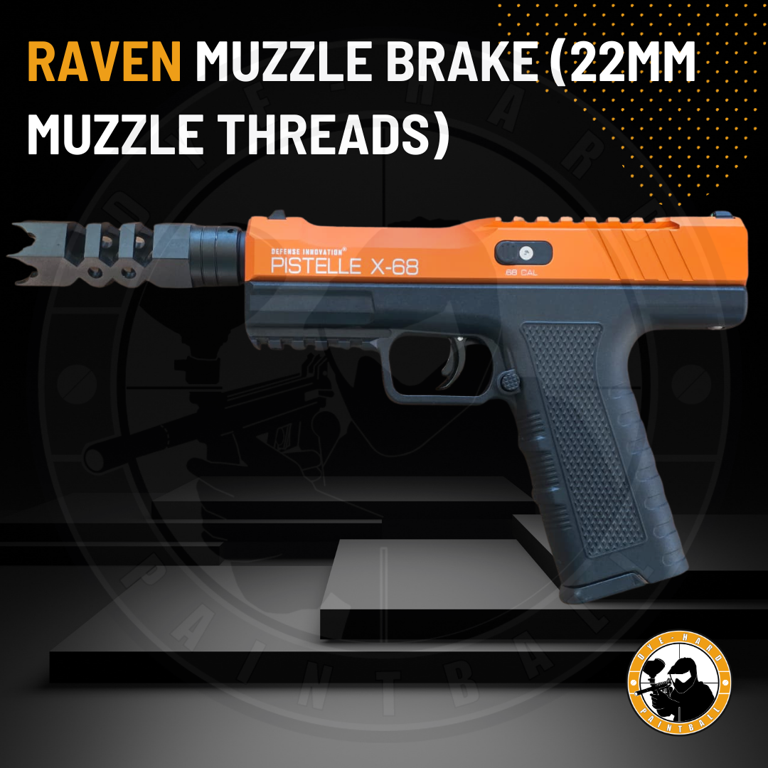 raven muzzle brake (22mm muzzle threads) raven muzzle brake (22mm muzzle threads)