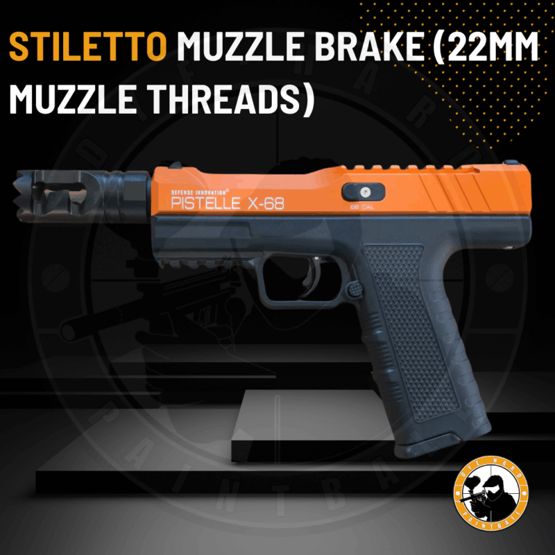 stiletto muzzle brake (22mm muzzle threads)