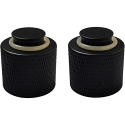 paintball tank valve regulator thread protector cap made of aluminum