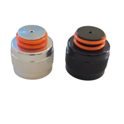 paintball tank valve regulator thread protector cap made of aluminium