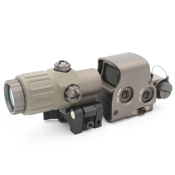 t-eagle high quality specprecisoin 558 red dot holographic sight with g33 3x magnifier sight scope factory fde combo mil spec markings t-eagle high quality specprecisoin 558 red dot holographic sight with g33 3x magnifier sight scope factory fde combo mil spec markings