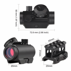 t-eagle optics t1-s red dot scope quick release