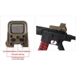 t-eagle optics 552 red green dot holographic reflex sight scope tactical hunting with 20mm rail