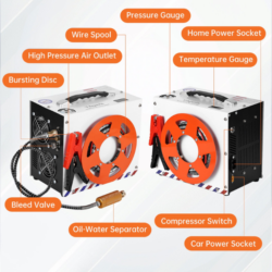 12v/220v txes062 tuxing compressor white