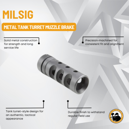 milsig metal tank turret muzzle brake