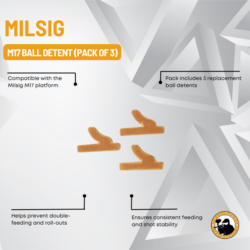 milsig m17 ball detent (pack of 3)