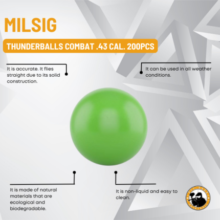 milsig thunderballs combat .43 cal. 200pcs