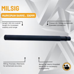 milsig marksman barrel 300mm