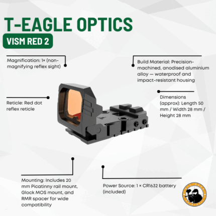 t-eagle optics vism red 2