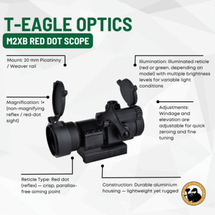 t-eagle optics m2xb red dot scope