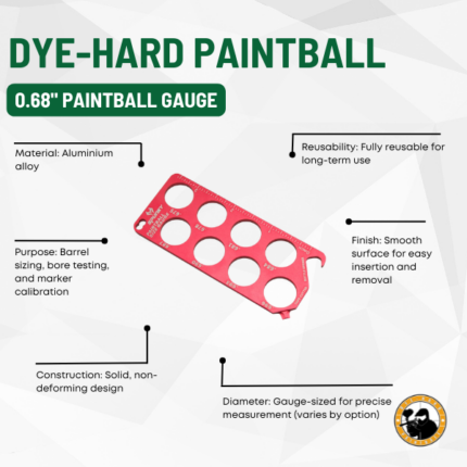 0.68" paintball gauge