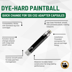 quick change for 12g co2 adapter capsules