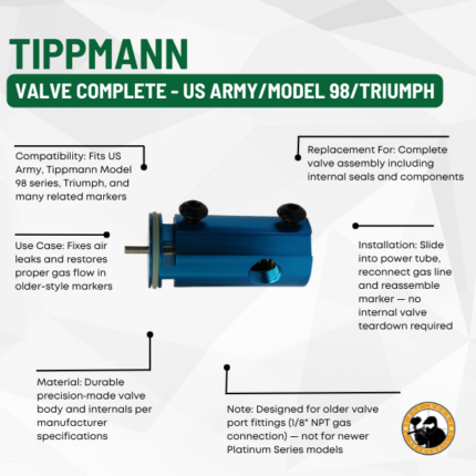 tippmann valve complete - us army/model 98/triumph
