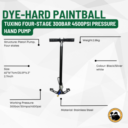 tuxing new age four-stage high pressure hand inflator (txhp002)