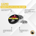gamo magnum pellets 4.5 cal 250 count