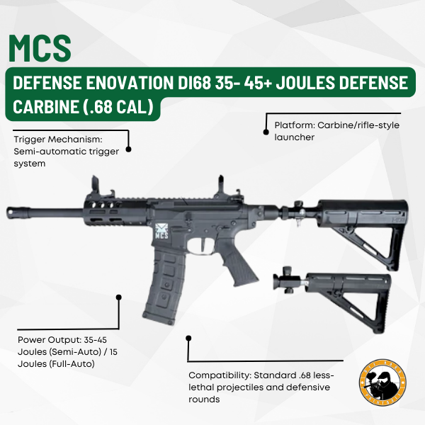 defense enovation di68 35- 45+ joules defense carbine (.68 cal)