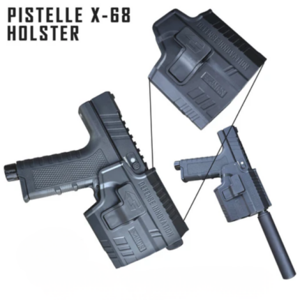 pistelle x-68 holster compatible for flashlight/laser (owb outside waist band) (copy)