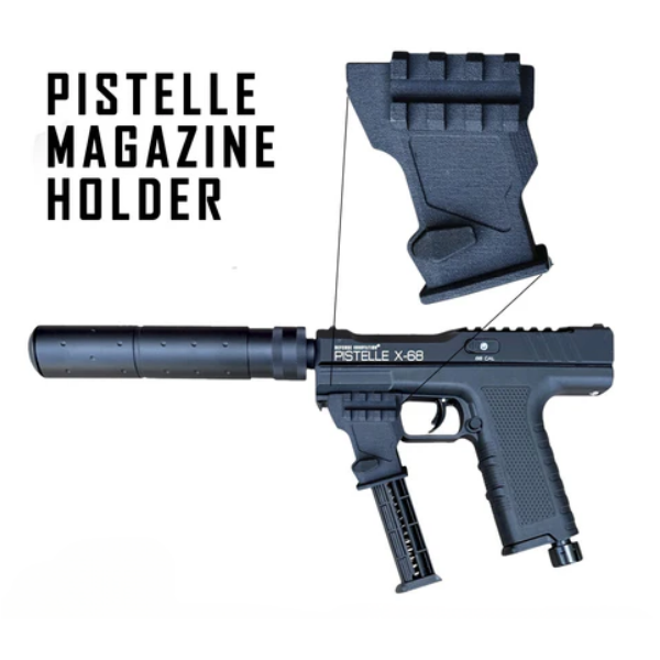 nxwerks pistelle x-68 vertical grip magazine holder (with side rails)