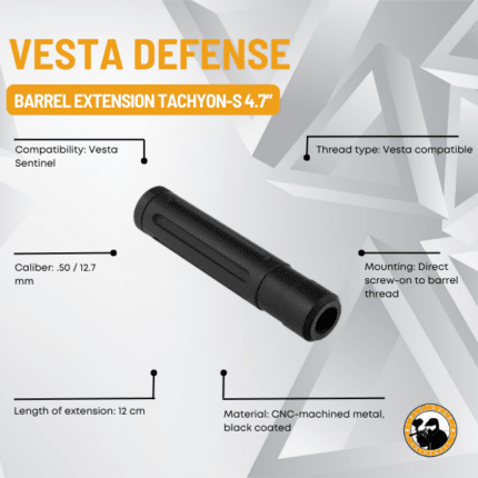 vesta defense barrel extension tachyon-s 4.7″