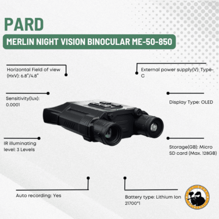 pard merlin night vision binocular me-50-850