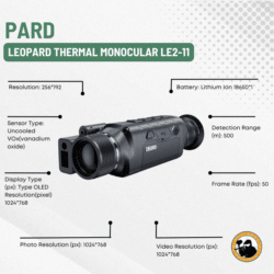 pard leopard thermal monocular le2-11