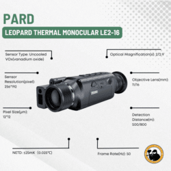 pard leopard thermal monocular le2-16