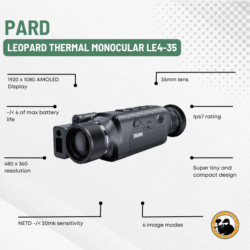 pard leopard thermal monocular le4-35