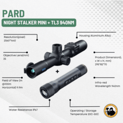 pard night stalker mini + tl3 940nm