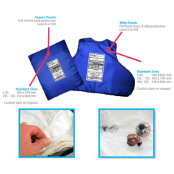 duke soft ballistic panel level ii – square cut