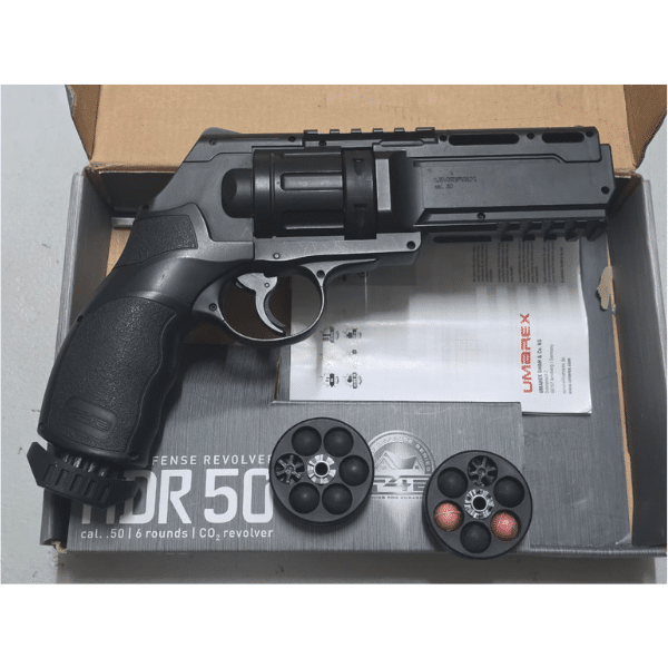umarex hdr50 / tr 50 (t4e revolver 50) gen 2 revolver 13 joules+ 0.50 caliber black (used)