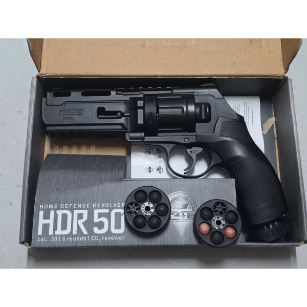 umarex hdr50 / tr 50 (t4e revolver 50) gen 2 revolver 13 joules+ 0.50 caliber black (used)