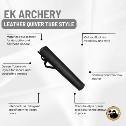 ek archery leather quiver tube style