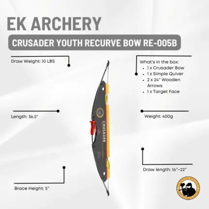 ek archery crusader youth recurve bow re-005b