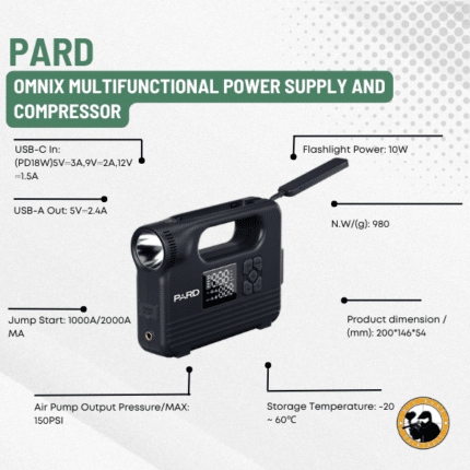 pard omnix multifunctional power supply and compressor