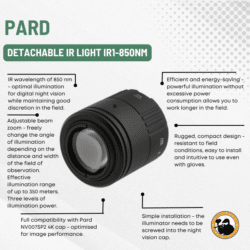 pard detachable ir light ir1-850nm