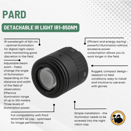 pard detachable ir light ir1-850nm