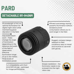 pard detachable ir1-940nm